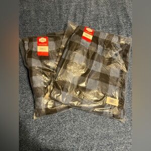 2 Buffalo Plaid Fleece Pajama Pants
